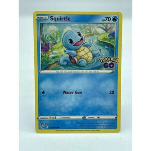 Squirtle 015/078 Stamped Pokémon GO Non-Holo Pokémon‎ TCG Mint Unplayed